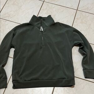 Quarter Zip Scuba Style Pullover